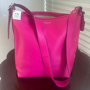 Coach new authentic leather bag
